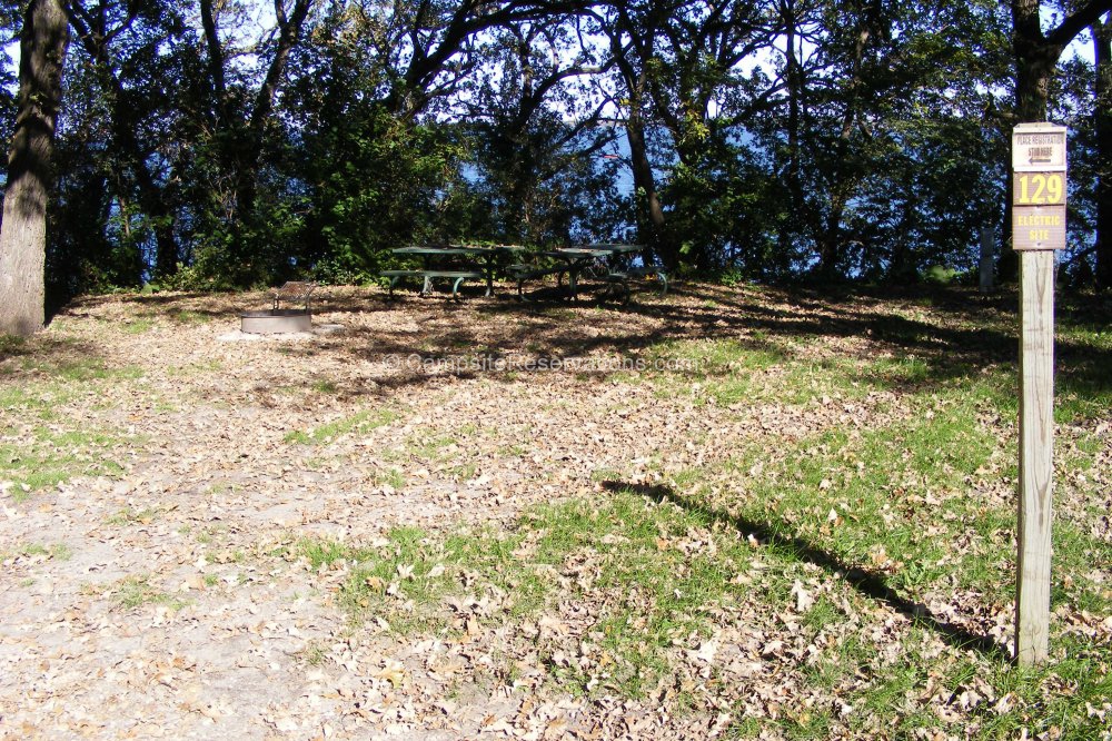 Campsite 129 in Marble Beach State Park Campground at Marble Beach